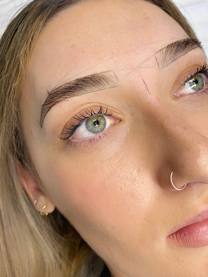How to map the brows for Microblading