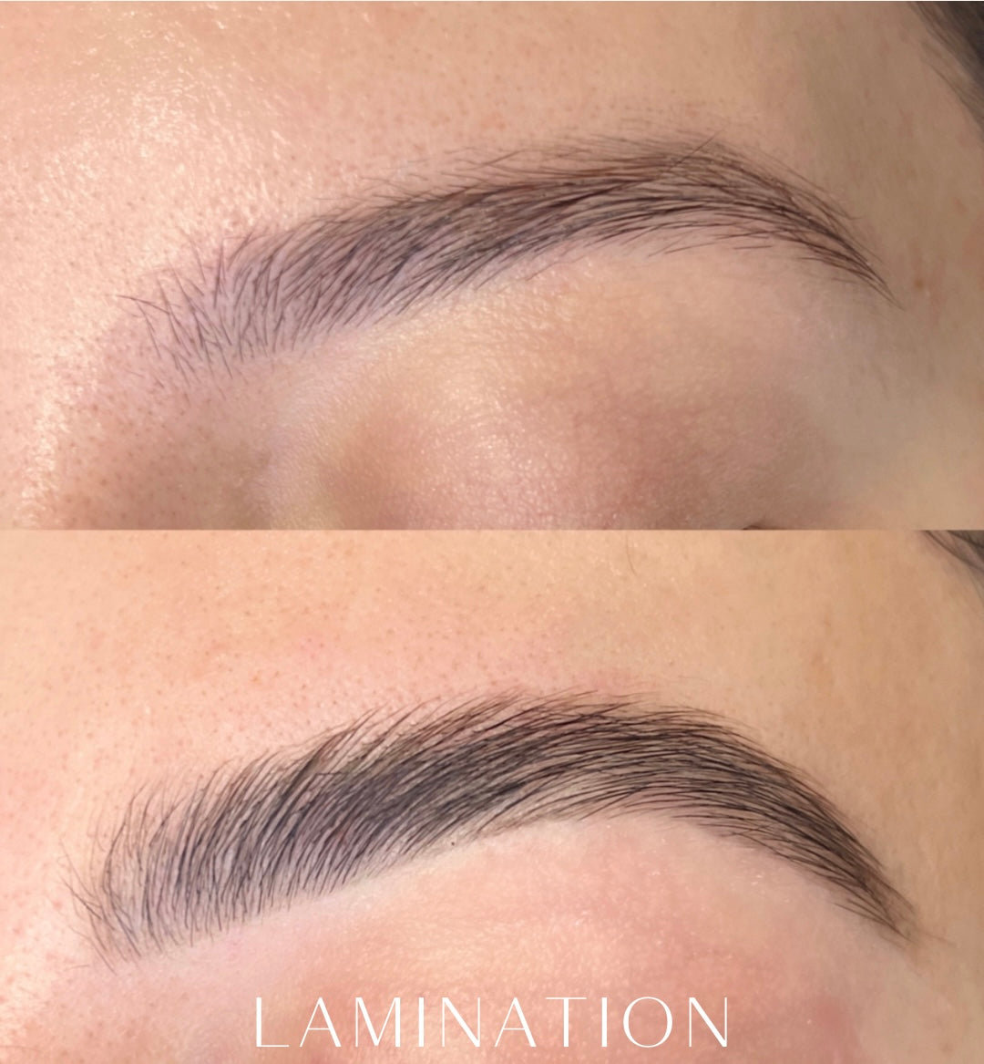 Brow waxing, tinting and lamination training
