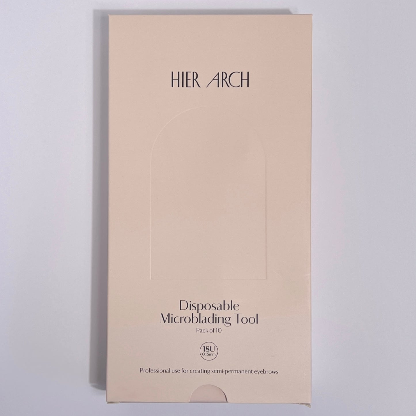 DISPOSABLE MICROBLADING TOOL U BLADE - 0.15mm 18u